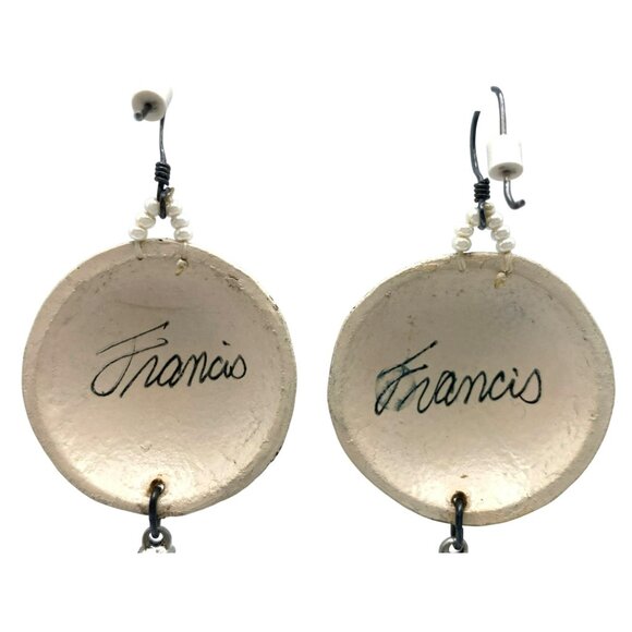 Native American Feather Lizard Purple Blue Iridescent SIGNED! Hand crafted RARE! - Picture 5 of 6